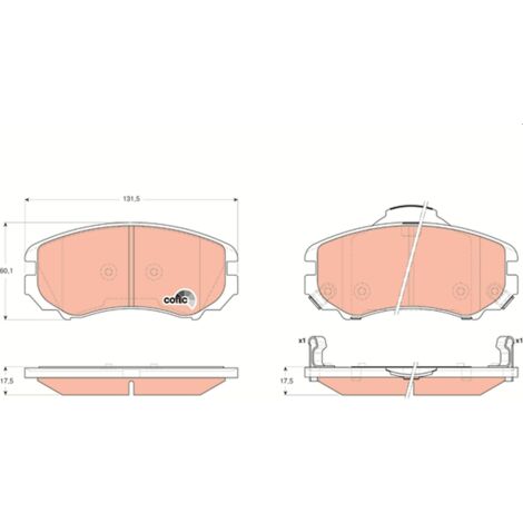 Pastiglie Freno Anteriori moto for NSS125 RS125R CB250