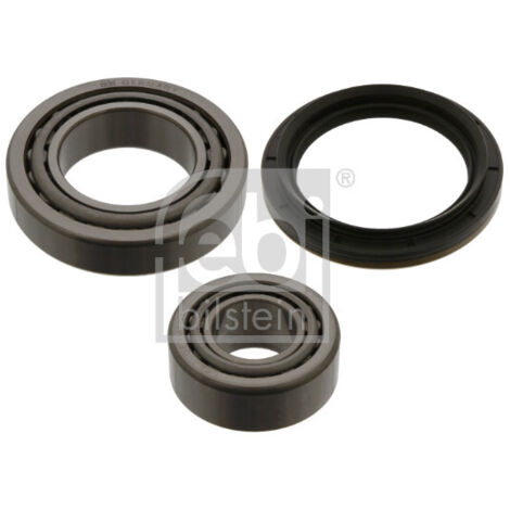 febi bilstein 21996 kit cuscinetto ruota con dado assale e anello di sicurezza, 1 unità