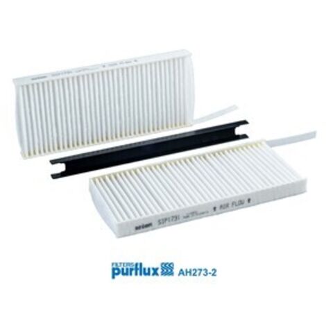 PURFLUX AH275 Filtro Abitacolo Antipolline, Dimensioni 247x101x17 Mm, Ricambio Auto