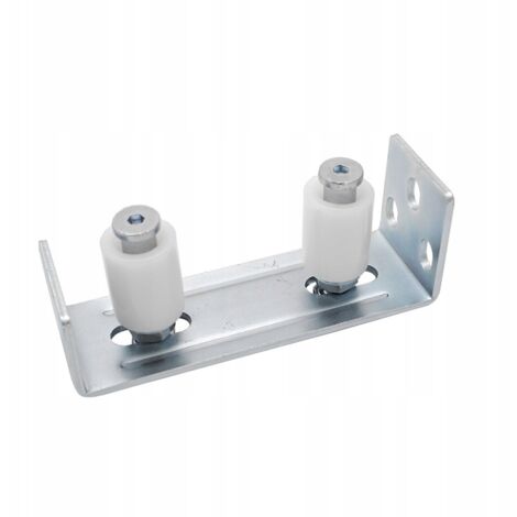 Guida Per Cancello Scorrevole Con Staffa A L, Doppio Rullo In Nylon - Foto 3