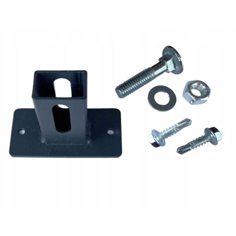 6x Supporto Per Palo Ancoraggio Per Palo H 600MM Supporto Per Recinzione Base Per Palo Per Pergola Ancoraggio 84550440