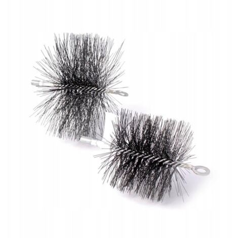 4 Spazzole Ricambio Per Camino E Stufa - Testine In Plastica Con Setole Di Cocco - Pulizia Fuliggine E Cenere (13.5x3.5x1.3 Cm) - 3