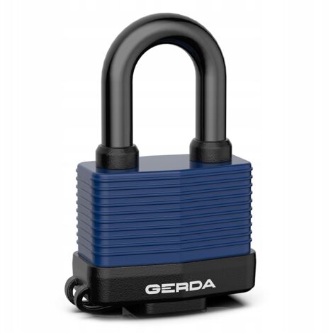 Lucchetto in ottone ad alta sicurezza Gerda KSWS 60 / con Lucchetto in ottone ad alta sicurezza Gerda KSWS 60 / con