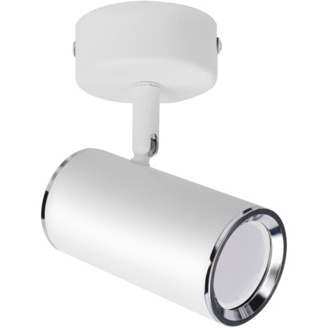 Applique da parete bianca IP20 orientabile Megan SPT GU10 35W Ideus 03655 (1/2)