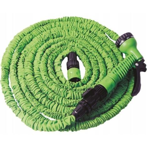 Tubo da Giardino Estensibile 15M, Raccordi in Ottone massiccio Tubo Flessibile p