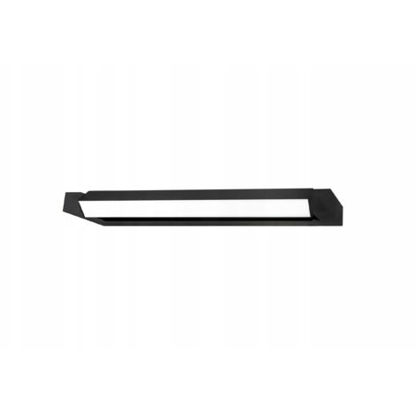 Lampada da parete per bagno sopra lo specchio LED 12W 60 cm nera (1/5)