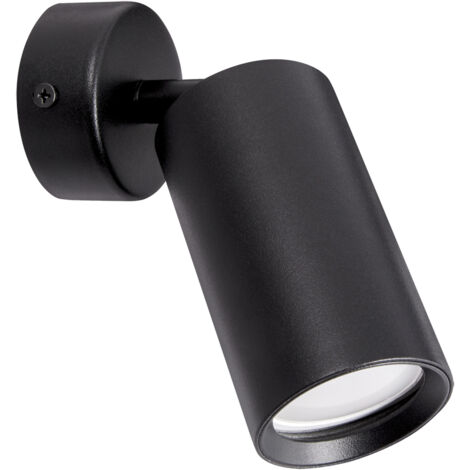 Applique nera IP20 orientabile Daria SPT GU10 35W Ideus 03947 (1/2)