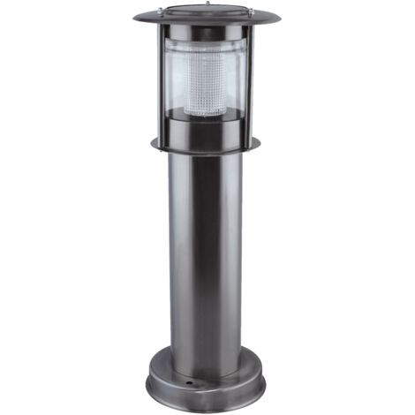 Lampada solare da giardino ESTERA da terra 40cm 0.12W IP44 6500K cromata (1/2)