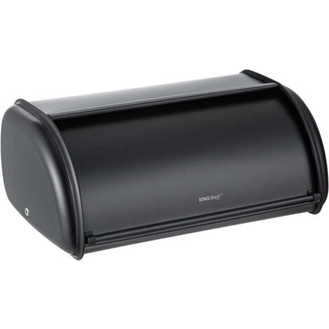 Piccolo portapane in acciaio 36cm KINGHOFF KH-1723 nero