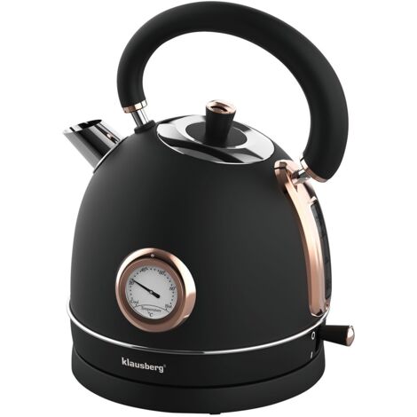 Bollitore Elettrico in Acciaio Inox 1.8lt 1500W Spia Luminosa con Base