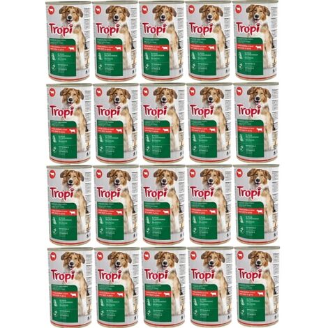 Cibo umido per cani TROPI con manzo in salsa 415 g x 20 pz MANZO cane (1/2)