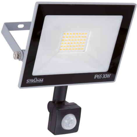 Faro LED con sensore di movimento 30W 4500K 2660lm IP65 kroma ideus 03606 (1/2)
