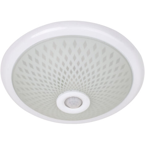 Plafoniera con sensore di movimento 2x25W E27 IP20 caro Ideus 02545 (1/2)