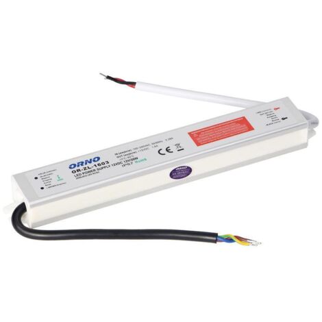Alimentatore LED piatto 20W 12V DC IP67 - OR-ZL-1603