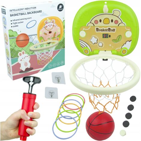 MINI CANESTRO DA BASKET CON POMPA PER PALLA E CONTATORE (1/5)