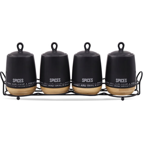 Set di 4 contenitori per spezie MAESTRO Eco Style MR-20029-04CS (1/4)