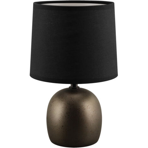Lampada da tavolo nera 40W atena E14 Ideus 04056 (1/2)