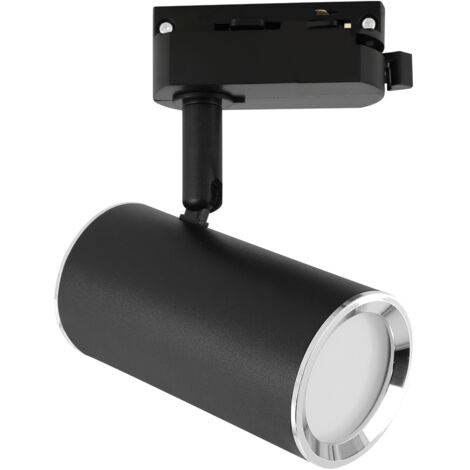 Faretto a binario GU10 35W nero Megan TRA Ideus 03660 (1/2)