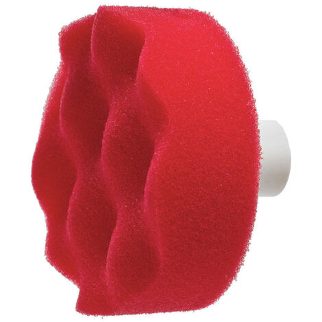 Tampone lucidante profilato 80mm per filettatura M14, spugna, disco lucidante ABW (1/5)