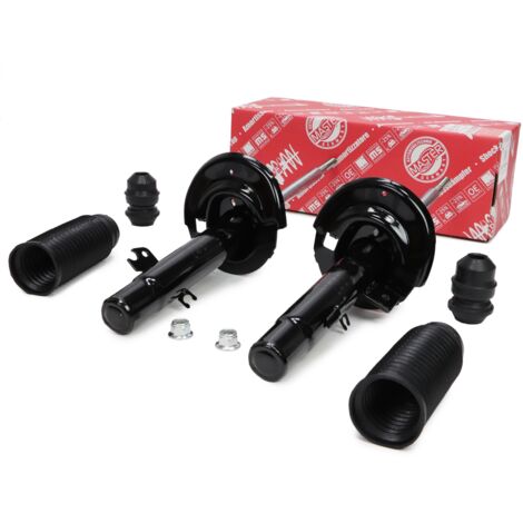 KIT AMMORTIZZATORI + tamponi di fine corsa ""MS"" anteriori PEUGEOT 207 1.4/1.4D 02.06-12.15