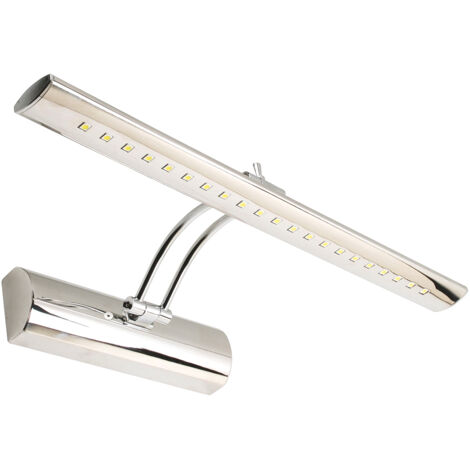 Lampada da parete per quadri a LED BRENA 4W 3900K IP20 cromata (fenicottero) (1/2)