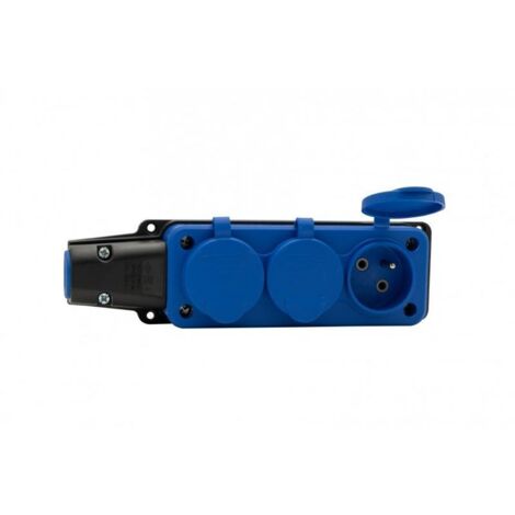 Presa differenziale FK-PRCD-2 16A 230V + presa di sicurezza IP54