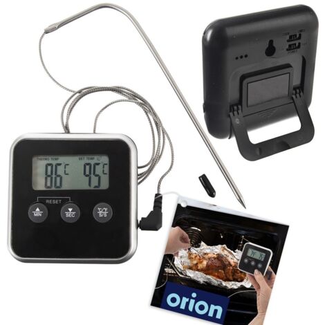ORION 152867 termometro da cucina elettronico digitale con sonda per bistecche di carne (1/5)