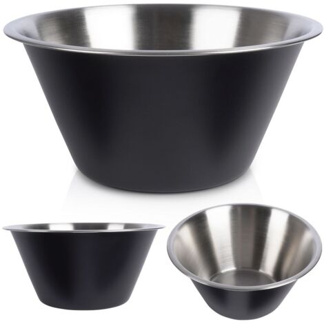 Ciotola da cucina in acciaio nero, 22 cm, 2 l (1/5)