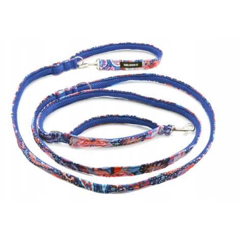 CORDINO REVERSIBILE NELSON-X 5M/2,5CM 500CM CON MANIGLIA A GRILLETTO E MOSCHETTONE (1/5)