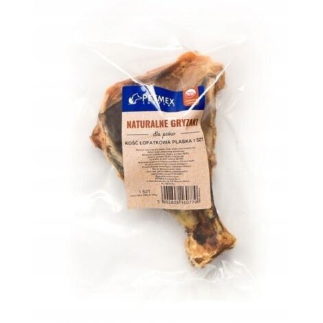 Snack masticabile naturale per cani Petmex a base di osso di spalla di maiale essiccato, 1 pezzo. (1/5)