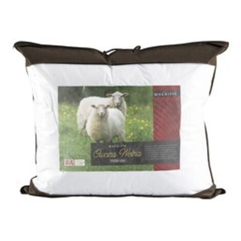 Homescapes Cuscino 65x65 Cm In Lana Di Pecora E Poliestere – Morbido, Termoregolante, Ipoallergenico