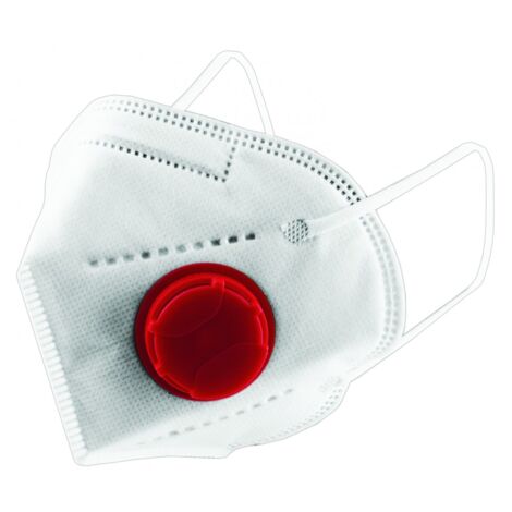 AirGearPro D-100C Maschera FFP2 – Protezione Antipolvere Professionale, Design Ergonomico, Filtrazione Efficace, Perfetta Per Lavori Industriali E Polveri Sottili