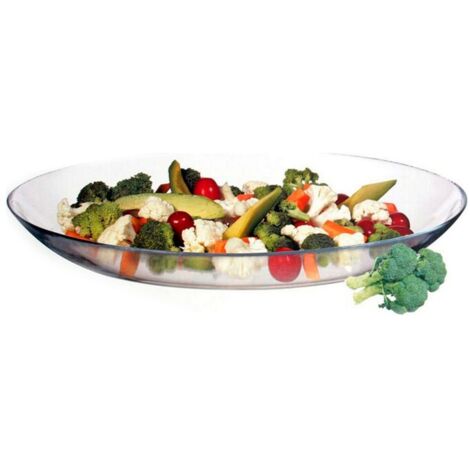 HOME Cestino Ovale Forato In Acciaio Inox – 29x22 Cm, Lavabile In Lavastoviglie