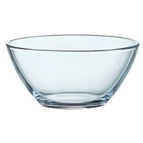 Ciotola In Vetro Trasparente Amosfun Con Coperchio | 755 Ml | Adatta A Microonde E Lavastoviglie | Base In Legno Di Acacia | Per Insalate, Frutta, Snack E Pasta - 2