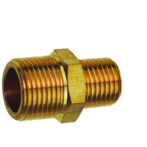Manicotto di riduzione ø1.1/2"Mx1/2"F bronzo, filettatura R, filettatura Rp 267742 | Leroy Merlin