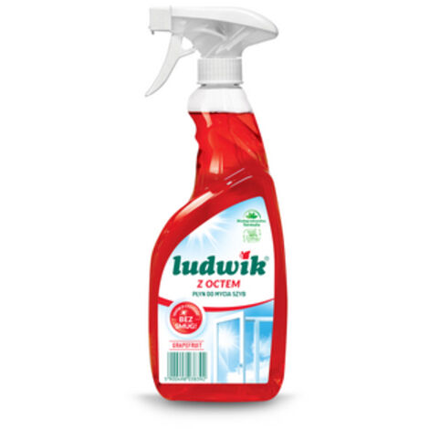 Ludwik detergente per vetri e piastrelle 600 ml - con aceto di pompelmo