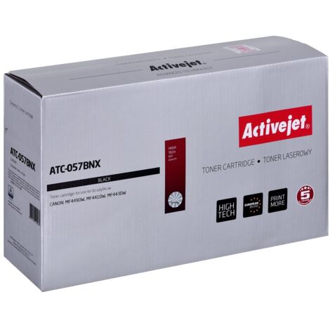 Toner Activejet per Canon CRG-057HBK, nuovo modello ATC-057BNX. (1/2)