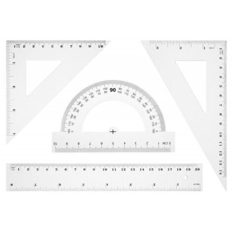 Set Disegno Maped Nightfall Set Disegno Tecnico Maped Nightfall 4 Pezzi - Righello 30cm, 2 Squadre, Goniometro 180°, Ergonomico Per Scuola Goniometro 180° Base 12 Cm