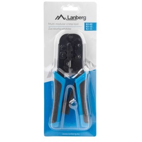 Lanberg NT-0201 Crimpatrice per connettori RJ45, RJ12, RJ11 (1/5)