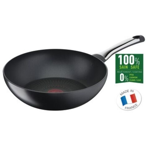 Tefal Titanium Essential B9410744 – Padella Antiaderente 30 Cm – Sicura Con Spatole Metalliche – Non Induzione