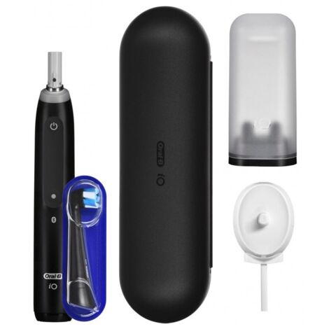 Oral-B Spazzolino elettrico iO5 Ricaricabile Per adulti Numero di testine incluse: 1 Numero di modalità di spazzolamento: 5 Nero opaco (1/5)