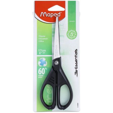 Forbici ecologiche Maped Essentials, verdi, 17 cm, codice articolo 468010 (1/3)