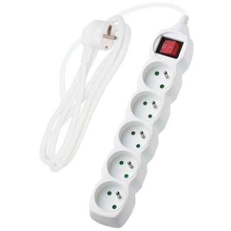 Multipresa da tavolo con interruttore luminoso e prolunga 16A 2P+T