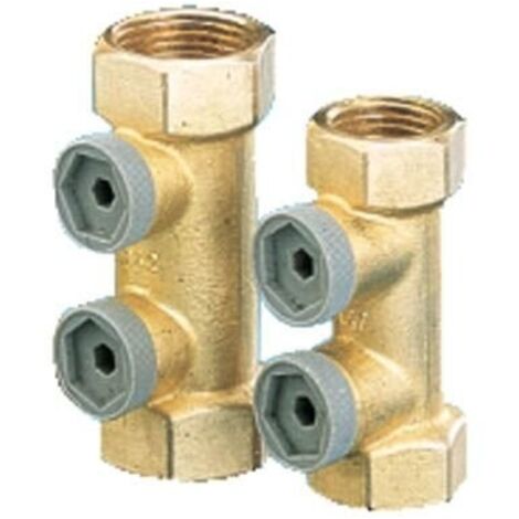 2 Valvole Di Ritegno In Ottone 1 Pollice DN25 - Con Filettatura Interna/Esterna, Per Tubazioni Acqua, Scaldabagno, Antiriflusso