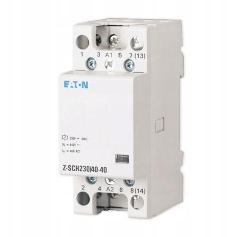 Contattore modulare Eaton ZSCH 40A 4Z 3M 230V AC Z-SCH230/40-40 248852