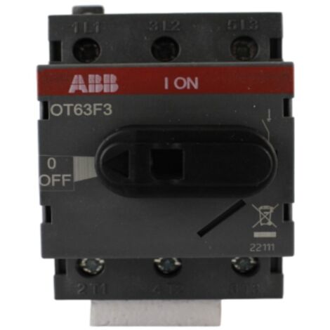 Interruttore di sezionamento 3P 63A senza azionamento OT63F3 1SCA105332R1001 (1/2)