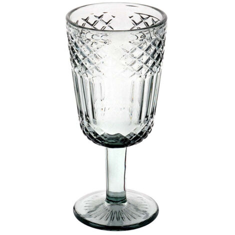 Bicchiere da vino in vetro nero da 270 ml
