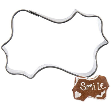 STAMPI PER BISCOTTI IN ACCIAIO PER PAN DI ZENZERO E PASTA 5,5 CM