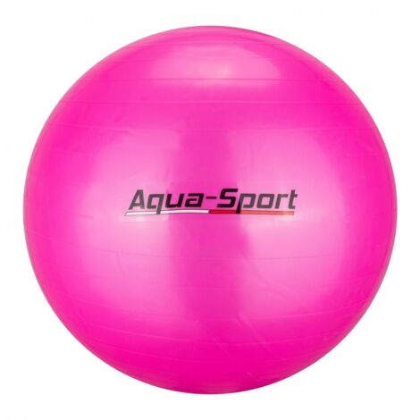 Palla da ginnastica AquaSport Powerstrech anti-scoppio, rosa, 75 cm, AS0075