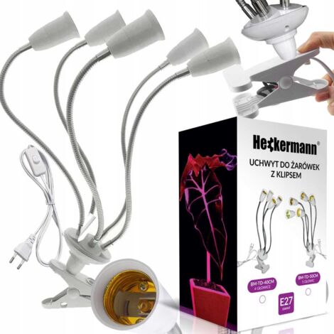 Portalampada Heckermann BM-TD-50CM bianco - 5 teste